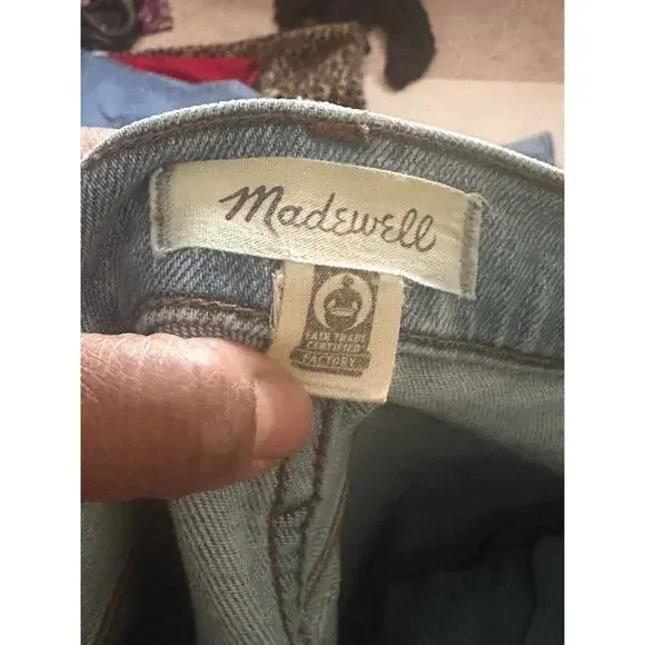Madewell The Perfect Vintage Tapered Leg Jeans Light Wash Blue Women's Size 25 - Picture 8 of 9